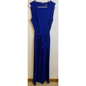 NEW TOMMY HILFIGER Jumpsuit Romper Sleeveless Belt Pant Suit Wide leg Stretch 12